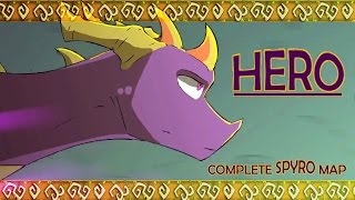 Complete Spyro MAP  HERO [upl. by Tesil]