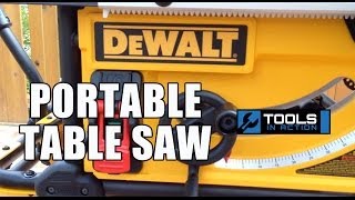 DeWALT DWE7491RS 10quot Jobsite Table Saw [upl. by Naasar]