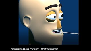 Range of Motion Temporomandibular TMJ Protrusion [upl. by Ayatnohs135]