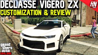 Declasse Vigero ZX Customization amp Review  GTA Online [upl. by Burne]