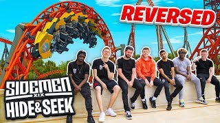 SIDEMEN REVERSE HIDE amp SEEK IN A THEME PARK [upl. by Airottiv321]