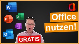 🆓 Microsoft Office komplett kostenlos nutzen Word Excel PowerPoint [upl. by Morrie]