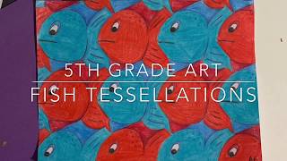 5th Grade Art Tessellations [upl. by Adrianne489]