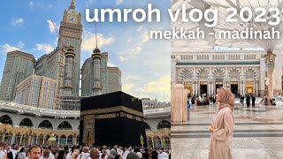 UMROH VLOG 2023 full trip madinah  mekkah indonesia [upl. by Cele]