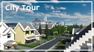 Minecraft City Tour [upl. by Annhej]