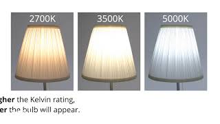 Lighting Color Temperature  Neutral White  3500K [upl. by Kwasi859]