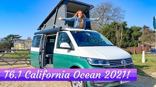 FULL TOUR VW T61 California Ocean 2021 Camper Van [upl. by Toma11]