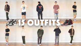 15 Easy Air Jordan 1 Outfits  Mochas Breds Royal Toes amp Bloodlines [upl. by Mathi]