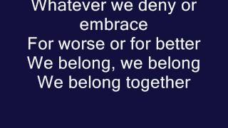 We Belong Pat Benatar Official Lyrics [upl. by Lasonde88]