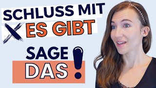 Wichtige SYNONYME für ES GIBT Wortschatz erweitern amp Aussprache verbessern  Deutsch B2 C1 [upl. by Golightly]