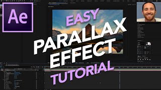 Easy Parallax Effect Tutorial in Adobe After Effects [upl. by Monro]