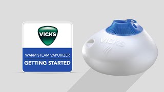 Vicks Warm Steam Vaporizer V150  Getting Started [upl. by Gambell769]