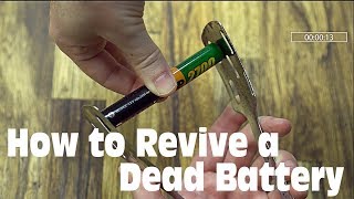 How to Revive a Dead AAAAA Battery [upl. by Naimerej]