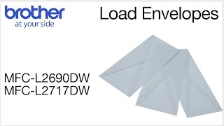 Loading envelopes  MFCL2690DW or MFCL2717DW [upl. by Cirilo]