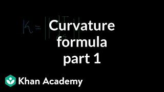 Curvature formula part 1 [upl. by Annairol]