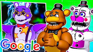 Freddy and Funtime Freddy GOOGLE Glamrock Bonnie [upl. by Rramal142]