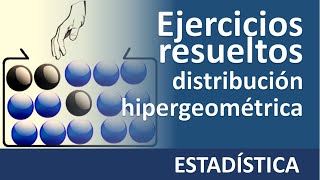 Distribución hipergeométrica  ejercicios resueltos [upl. by Carmelo]