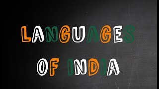 Languages of India [upl. by Jutta765]