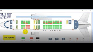 How to create airline reservation system using java netbeans incuding Tickets and chosing seats [upl. by Ordisy]