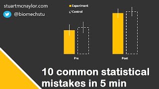 Ten Statistical Mistakes in 5 Min [upl. by Nivets605]