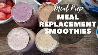 Meal Replacement Shakes Weight Loss Recipes Healthy Protein Smoothies [upl. by Rosa]