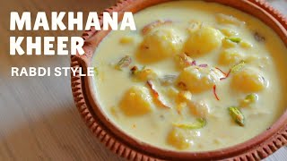 Makhane Ki Kheer Recipe  Makhana Kheer Recipe Hindi [upl. by Enomis]