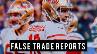 49ers Jimmy Garoppolo to the Bucs trade reports are FALSE [upl. by Nogam]