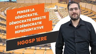 Penser la démocratie la démocratie directe et la démocratie représentative  HGGSP 1ere [upl. by Baum]