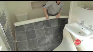 DIY How to lay vinyl or lino flooring [upl. by Kathryne]