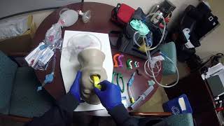 EMT skills Airway practical NREMT [upl. by Ahsema]