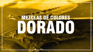 COMO HACER EL COLOR DORADO 🥇 Mezclas de Colores Paso a Paso [upl. by Nner]