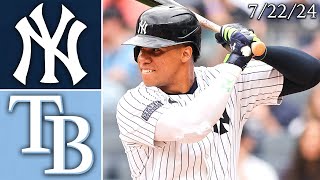 New York Yankees vs Tampa Bay Rays  Game Highlights  72224 [upl. by Euf]