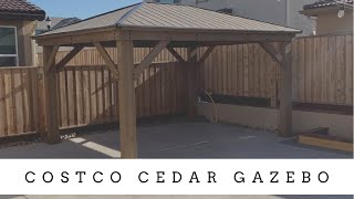 Time Lapse of Installing 12 x 16 Costco Gazebo [upl. by Alina515]