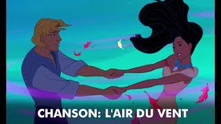 Pocahontas  Chanson L air du vent  Disney BE [upl. by Odraner80]