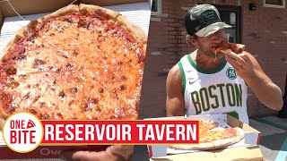 Barstool Pizza Review  Reservoir Tavern Boonton NJ [upl. by Ibbob265]