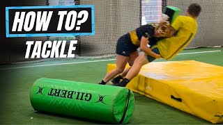 How To Tackle rugbybricks Rugby Tackling Emily Chancellor [upl. by Mundy]