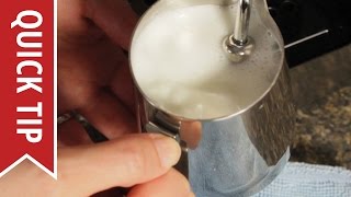 How to AutoFroth Milk for Lattes [upl. by Primaveras]