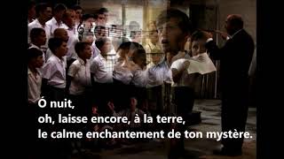 LA NUIT de Rameau Les Choristes WITH CORRECT LYRICS [upl. by Hastie]