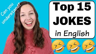 Top 15 Jokes in English Can you understand them [upl. by Cave893]