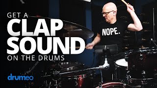 How To Get A CLAP SOUND From An Acoustic Drum Kit [upl. by Ylle11]