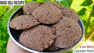 Ragi Idli Recipe In 15 Minutes  Instant Ragi Idli Recipe  Finger Millet Idli  Healthy Breakfast [upl. by Berte]