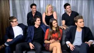 Ian Somerhalder Talks Vampire Diaries Season 3 At Comic Con [upl. by Assennej]