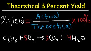 How To Calculate Theoretical Yield and Percent Yield [upl. by Ellennahc570]