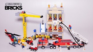 Lego City 60216 Downtown Fire Brigade Speed Build [upl. by Atena]