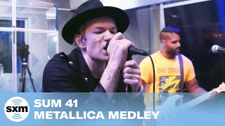 Sum 41  Metallica Medley Live  SiriusXM [upl. by Atalante]