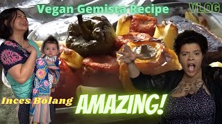 I Cooked Vegan Greek Gemista  Recipe [upl. by D'Arcy]