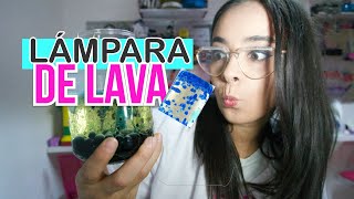 ¿Cómo hacer una LÁMPARA DE LAVA 🧪 Experimento casero [upl. by Kcoj858]