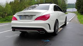 Mercedes Benz CLA 250 Sport Exhaust Sound and Acceleration [upl. by Carlstrom134]