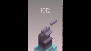 Stack  Ketchapp Highest Score Ever 1000 [upl. by Yarezed]