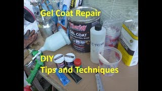 Gel Coat How to Apply by Spray Gun [upl. by Ainerbas]